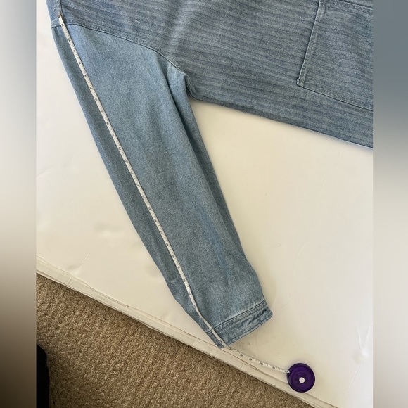 Brixton men’s chore coat sz L, love it for women too, worn once for photoshoot - Picture 10 of 10